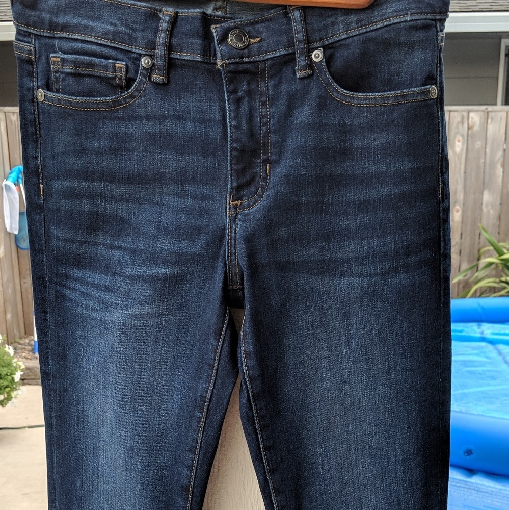 Banana Republic 27" Sculpt Slim Straight Jeans